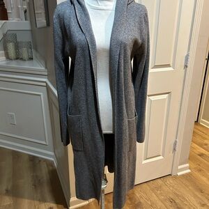 Pinch Charcoal Open-Front Cardigan S/M